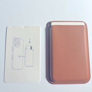 Brown MagSafe Leather Wallet Case